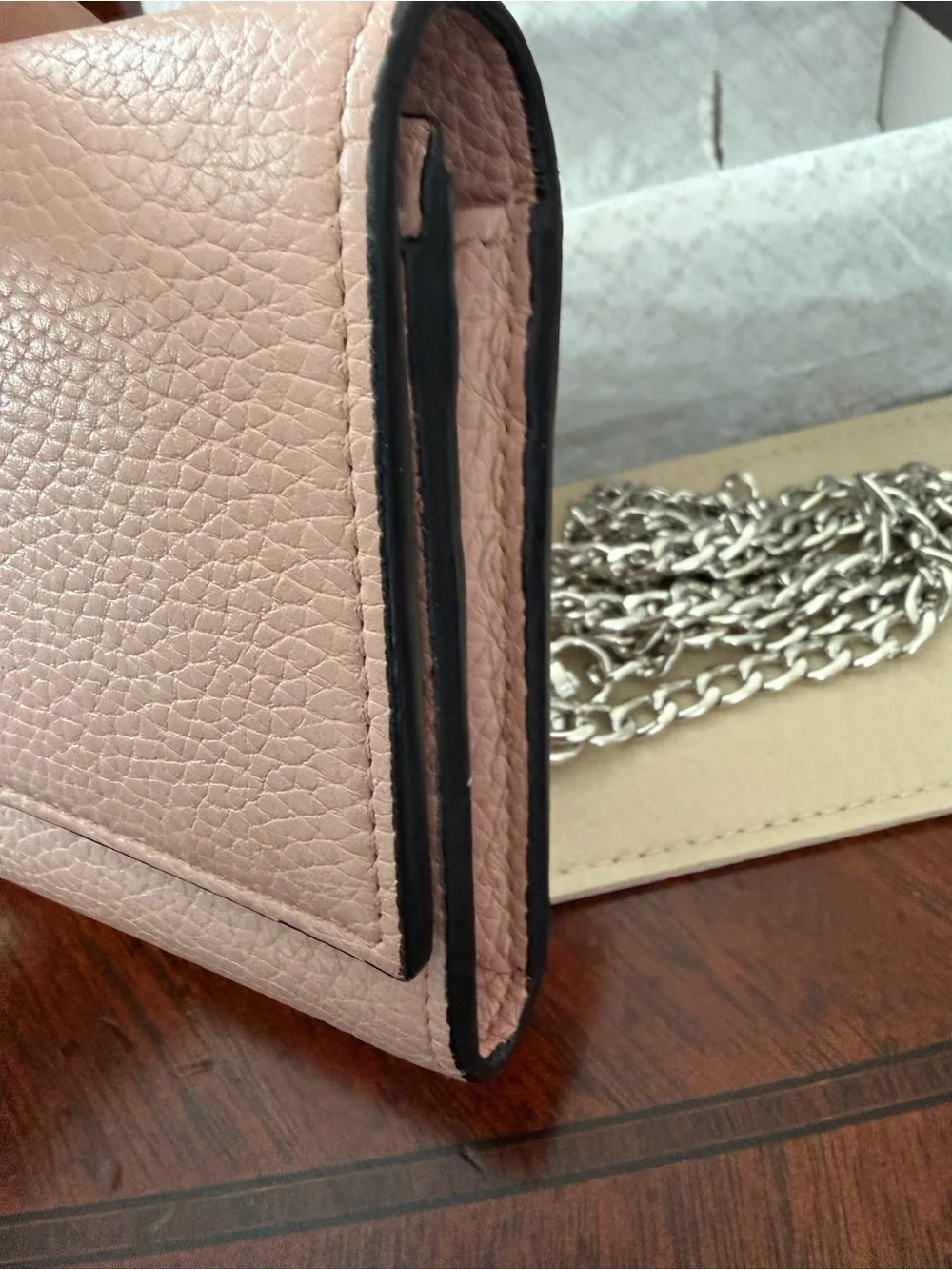 Gucci Animalier Continental Long Wallet Bee Blind For Love Pink - Picture 4 of 10